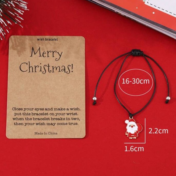 $1 CHRISTMAS TREE MAKE A WISH BRACELET. NEW. $1 WITH ANY $10 ORDER OR MORE - Picture 5 of 14